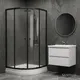 Миниатюра изображения товара Душевой уголок Saniteco SN-801B (80x80)