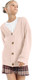 Миниатюра изображения товара Кардиган детский Amarobaby Knit / AB-OD21-KNIT19S/00-116 (белый/розовый, р.116)