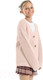 Миниатюра изображения товара Кардиган детский Amarobaby Knit / AB-OD21-KNIT19S/00-116 (белый/розовый, р.116)