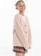 Миниатюра изображения товара Кофта для малышей Amarobaby Knit / AB-OD21-KNIT19S/00-98 (белый/розовый, р.98)