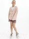 Миниатюра изображения товара Кофта для малышей Amarobaby Knit / AB-OD21-KNIT19S/00-98 (белый/розовый, р.98)