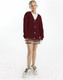 Миниатюра изображения товара Кофта для малышей Amarobaby Knit / AB-OD21-KNIT19S/08-104 (бордовый, р.104)