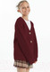 Миниатюра изображения товара Кофта для малышей Amarobaby Knit / AB-OD21-KNIT19S/08-104 (бордовый, р.104)