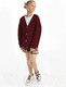Миниатюра изображения товара Кофта для малышей Amarobaby Knit / AB-OD21-KNIT19S/08-104 (бордовый, р.104)
