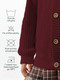 Миниатюра изображения товара Кофта для малышей Amarobaby Knit / AB-OD21-KNIT19S/08-104 (бордовый, р.104)