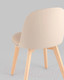 Миниатюра изображения товара Стул Stool Group Fog с подушкой / SL-7022DM (бежевый, деревянные ножки)