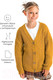 Миниатюра изображения товара Кардиган детский Amarobaby Knit / AB-OD21-KNIT19S/04-128 (желтый, р.128)