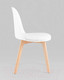 Миниатюра изображения товара Стул Stool Group Fog с подушкой / SL-7022DM (белый, деревянные ножки)
