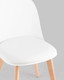 Миниатюра изображения товара Стул Stool Group Fog с подушкой / SL-7022DM (белый, деревянные ножки)
