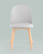 Миниатюра изображения товара Стул Stool Group Fog с подушкой / SL-7022DM (светло-серый, деревянные ножки)