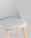Миниатюра изображения товара Стул Stool Group Fog с подушкой / SL-7022DM (светло-серый, деревянные ножки)