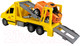 Миниатюра изображения товара Автовоз игрушечный Bondibon Парк техники / ВВ6027 (желтый)