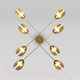 Миниатюра изображения товара Потолочный светильник Евросвет 70148/8 (золото)