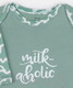 Миниатюра изображения товара Боди для малышей Rant Milk-Aholic С длинным рукавом / 6181 (зеленый, р.62)