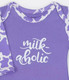 Миниатюра изображения товара Боди для малышей Rant Milk-Aholic С длинным рукавом / 6181 (фиолетовый, р.56)