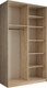 Миниатюра изображения товара Шкаф-купе Евва 16 SSH.03 / АЭП ШК.2 01 (сонома/дуб шато)