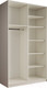 Миниатюра изображения товара Шкаф-купе Евва 14 BBZ.03 / АЭП ШК.2 02 (бодега/жемчуг зерно)