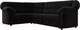 Миниатюра изображения товара Диван угловой Лига Диванов Карнелла левый (велюр черный)