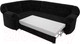 Миниатюра изображения товара Диван угловой Лига Диванов Карнелла левый (велюр черный)
