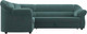 Миниатюра изображения товара Диван угловой Лига Диванов Карнелла левый (велюр бирюзовый)