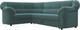 Миниатюра изображения товара Диван угловой Лига Диванов Карнелла левый (велюр бирюзовый)
