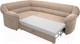 Миниатюра изображения товара Диван угловой Лига Диванов Карнелла левый (велюр бежевый)