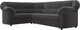 Миниатюра изображения товара Диван угловой Лига Диванов Карнелла левый (велюр серый)