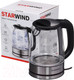 Миниатюра изображения товара Электрочайник StarWind SKG5210 (черный/серебристый)