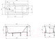 Миниатюра изображения товара Ванна акриловая Roca Leon 150x70 / 248659000