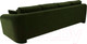 Миниатюра изображения товара Диван Лига Диванов Милтон / 109778 (микровельвет зеленый)