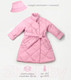Миниатюра изображения товара Пальто детское Amarobaby Trendy / AB-OD22-TRENDY29/06-134 (розовый, р.134-140)