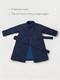 Миниатюра изображения товара Пальто детское Amarobaby Trendy / AB-OD22-TRENDY29/20-140 (синий, р.140-146)