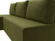 Миниатюра изображения товара Диван угловой Лига Диванов Поло левый (микровельвет зеленый)