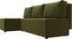 Миниатюра изображения товара Диван угловой Лига Диванов Поло левый (микровельвет зеленый)
