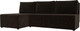 Миниатюра изображения товара Диван угловой Лига Диванов Поло левый (микровельвет коричневый)