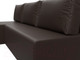 Миниатюра изображения товара Диван угловой Лига Диванов Поло левый (экокожа коричневый)