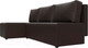Миниатюра изображения товара Диван угловой Лига Диванов Поло левый (экокожа коричневый)