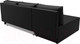 Миниатюра изображения товара Диван угловой Лига Диванов Поло левый (экокожа черный)