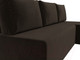 Миниатюра изображения товара Диван угловой Лига Диванов Поло правый (микровельвет коричневый)