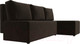 Миниатюра изображения товара Диван угловой Лига Диванов Поло правый (микровельвет коричневый)
