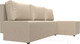 Миниатюра изображения товара Диван угловой Лига Диванов Поло правый (экокожа бежевый)