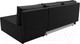 Миниатюра изображения товара Диван угловой Лига Диванов Поло правый (экокожа черный)