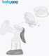 Миниатюра изображения товара Молокоотсос ручной BabyOno Anatomy с бутылочкой / 1484
