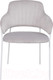 Миниатюра изображения товара Стул Алвест AV 448 (светло-серый бархат H-09/белый)