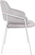 Миниатюра изображения товара Стул Алвест AV 448 (светло-серый бархат H-09/белый)