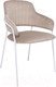 Миниатюра изображения товара Стул Алвест AV 448 (серо-бежевый бархат H-08/белый)