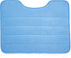 Миниатюра изображения товара Набор ковриков для ванной и туалета Вилина Велюр / 7173 (50x80, 50x50, голубой)