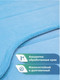 Миниатюра изображения товара Набор ковриков для ванной и туалета Вилина Велюр / 7173 (50x80, 50x50, голубой)
