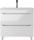 Миниатюра изображения товара Тумба под умывальник Айсберг Bazis 90 Ева В2 DA5909T (с двумя ящиками)
