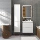 Миниатюра изображения товара Тумба с умывальником Briz Сити 60 / 232 03-18060-18 00 БЕЛ